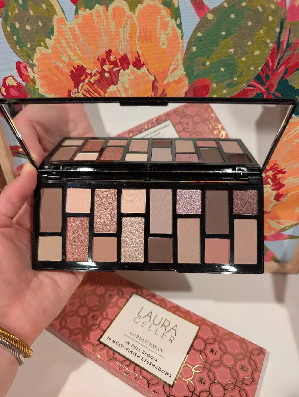 Laura Geller Garden Party In Full Bloom 16 Shade Eyeshadow Palette NEW $45 Value